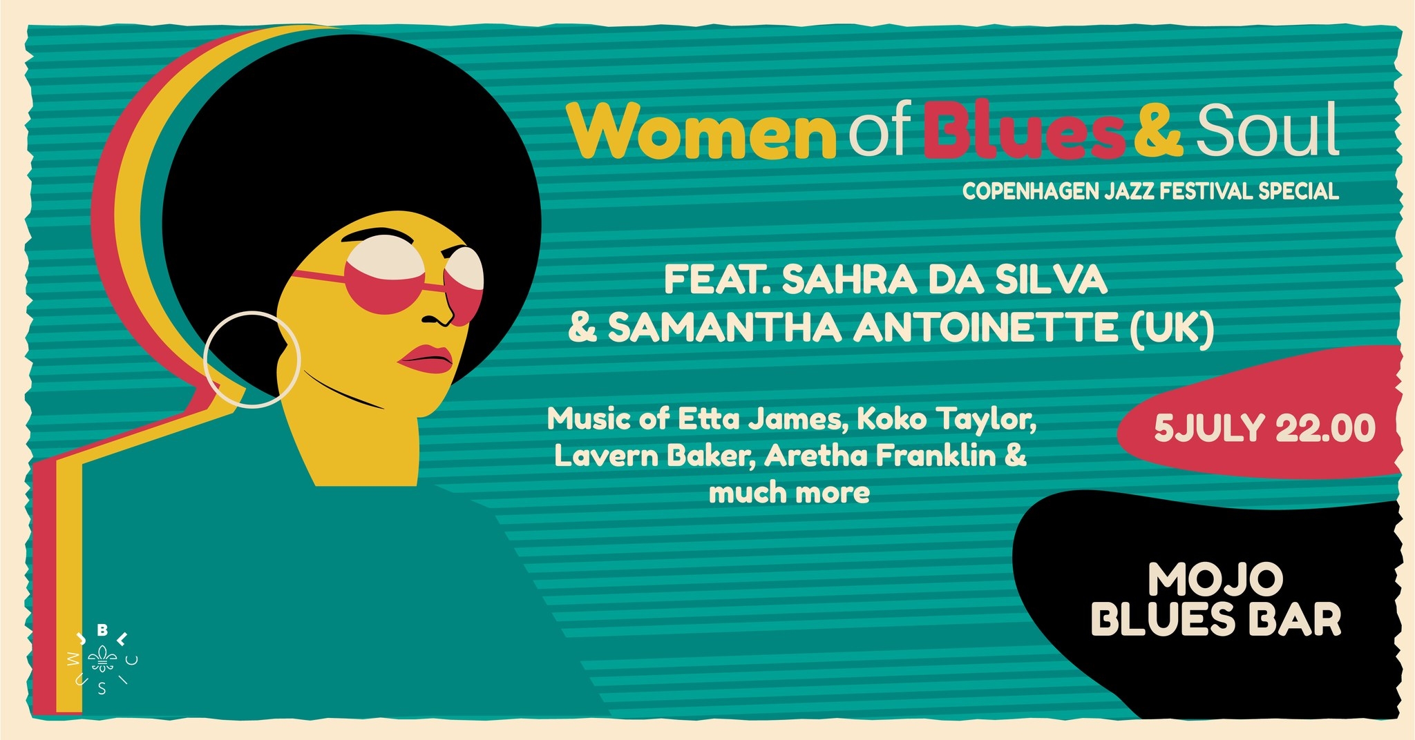 Women Of Blues & Soul feat. Sahra da Silva & Samantha Antoinette (UK/DK)
Jazzfestival